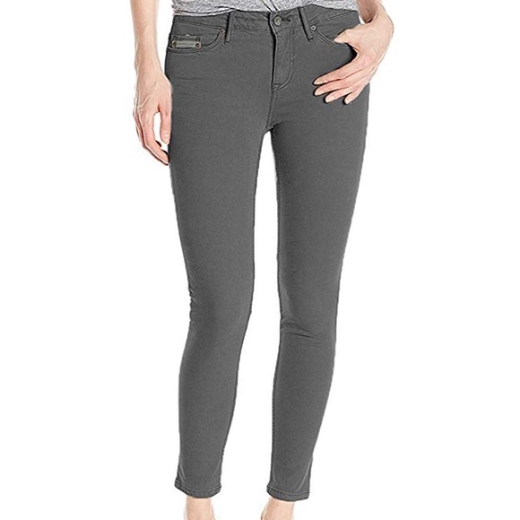 Calvin Klein Pants - Calvin Klein ankle skinny gray cotton crop pants